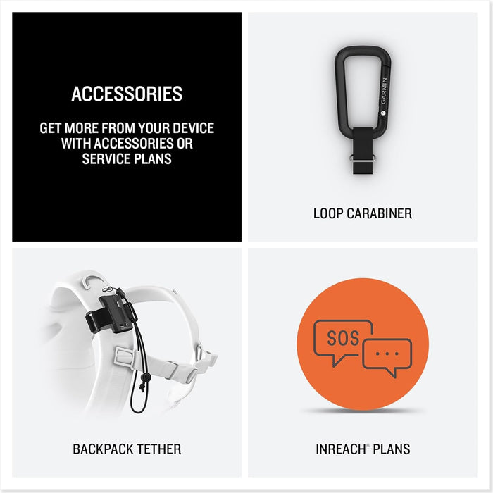Garmin InReach Mini 3 Compact Global Satellite Communicator with Touchscreen