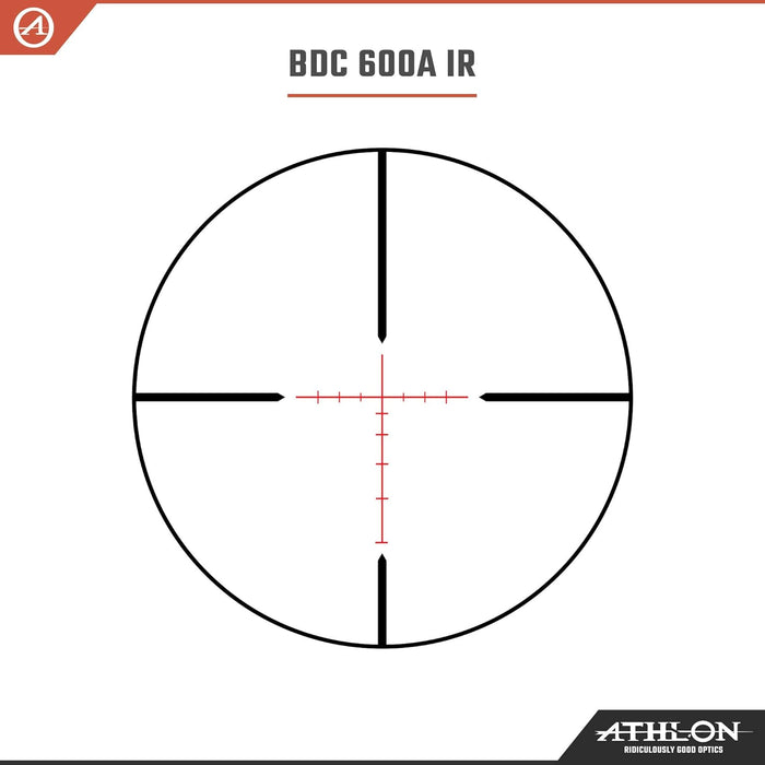 Athlon Optics Midas HMR HD 2.5-15x50mm Second Focal Plane Hunting Rifle Scopes