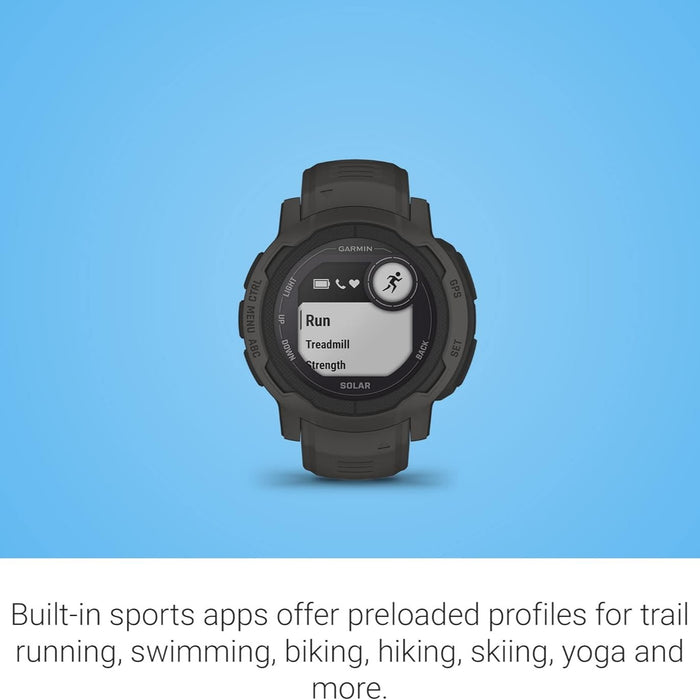 Instinct 2 Series Rugged GPS Smartwatch with Preloaded Activity Profiles