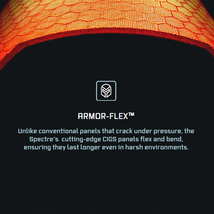 Dark Energy Spectre Folding 18W Solar Panel | Charges USB-C and USB-A Devices