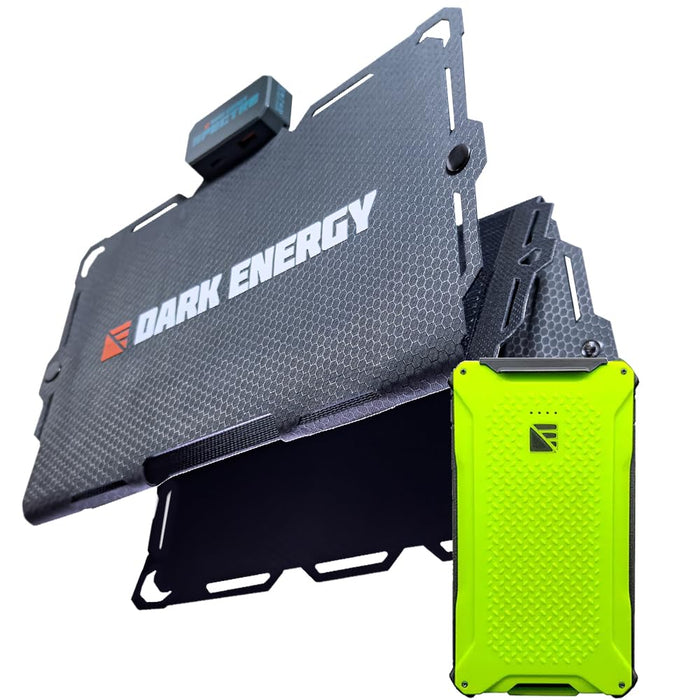 Dark Energy Poseidon Pro 10,000 mAh Power Bank with Spectre 18W Folding Solar Panel