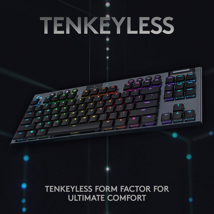 G915 TKL Series Tenkeyless LIGHTSPEED Wireless RGB Mechanical Gaming Keyboard