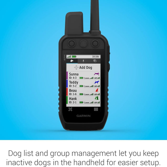 Alpha 300 Series Dog Tracking and Training Device with 3.5" Touchscreen Display