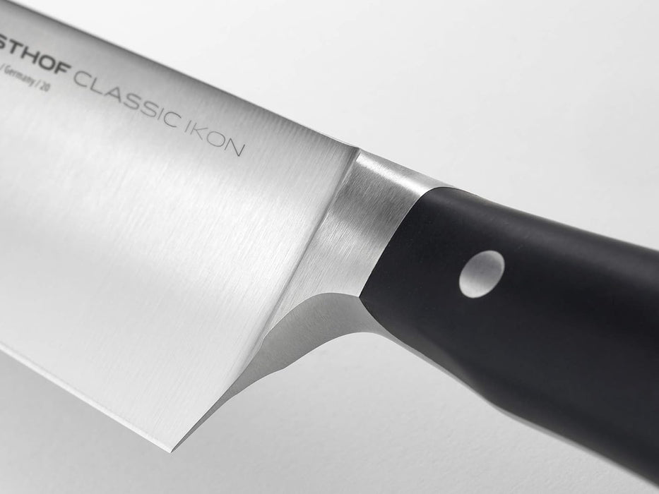 Classic Ikon 8" Stainless Steel Chef's Knife, Black