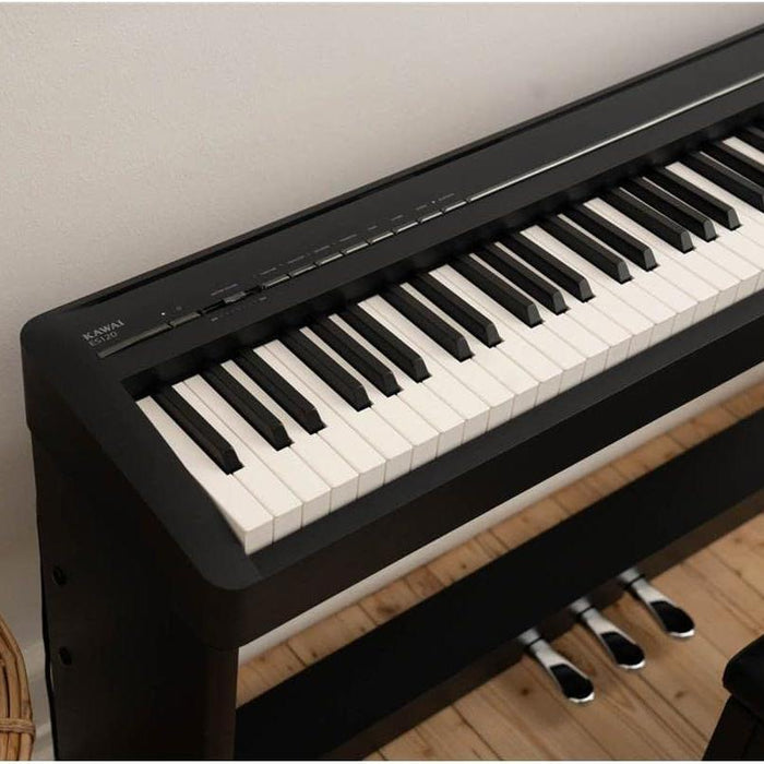 Kawai Pianos ES120 88-Key Portable Digital Piano with Speakers with Hammer Compact Keyboard