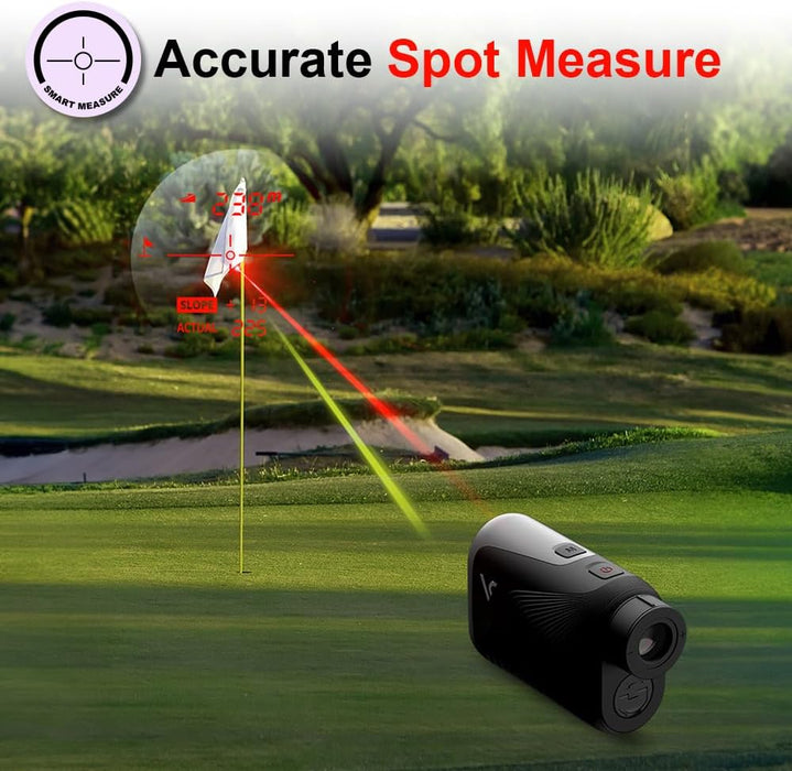 Voice Caddie L6 Laser Rangefinder with Slope and Color OLED Display