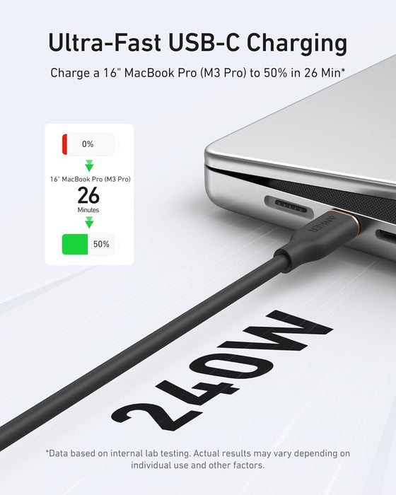 Anker 643 USB-C to USB-C Cable (Flow, Silicone)