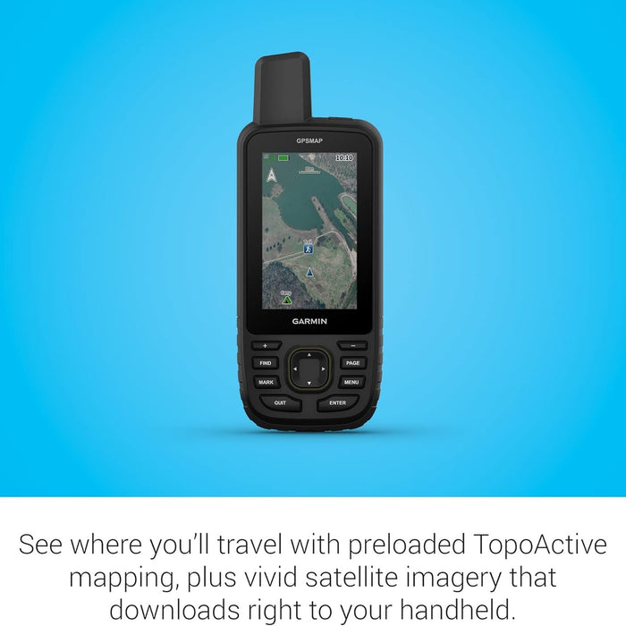 GPSMAP 67 Series Handheld GPS and Satellite Communicator with Interactive SOS