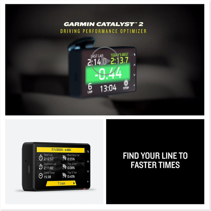 Garmin Catalyst 2 Racetrack Driving Performance Optimizer with On-Track Coaching