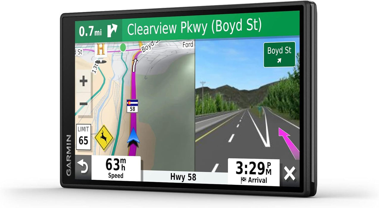 DriveSmart 55 and Traffic GPS Navigator with 5.5" Display and Voice Activation