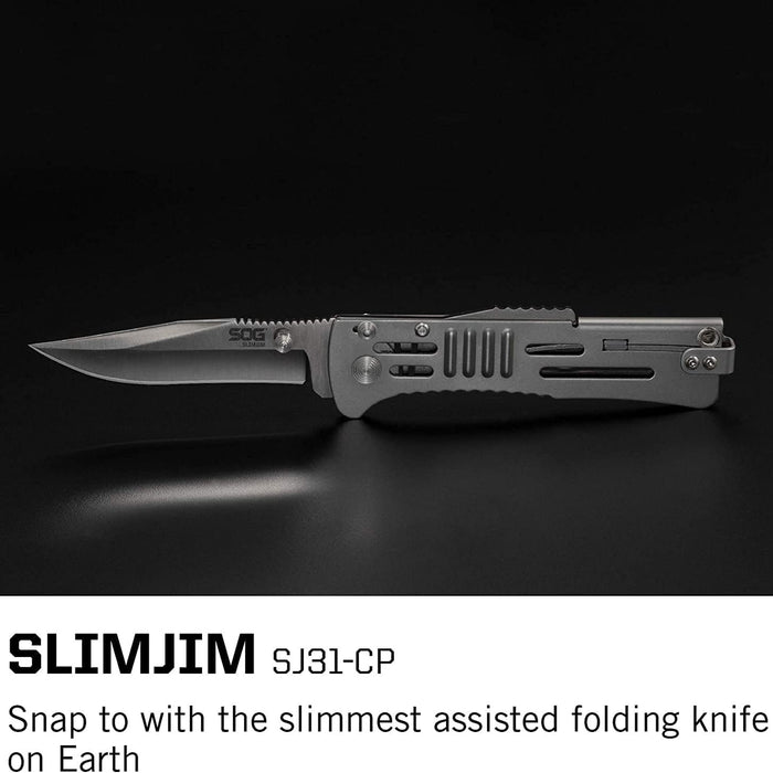 SlimJim Folding Pocket Knife with AUS-8 Stainless Steel Body