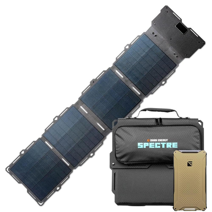 Dark Energy Poseidon Pro 10,000 mAh Power Bank with Spectre 56W Folding Solar Panel