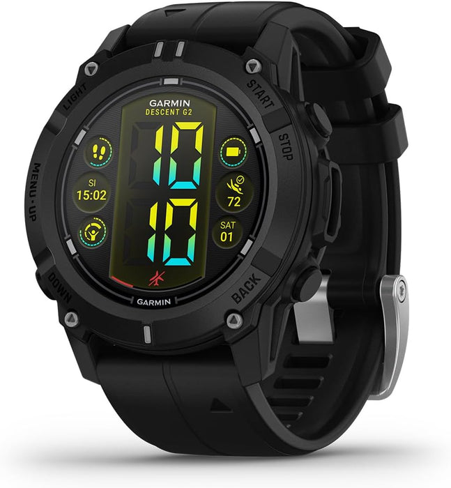 Garmin Descent G2 Watch-Style Dive Computer with Bright 1.2" AMOLED Display