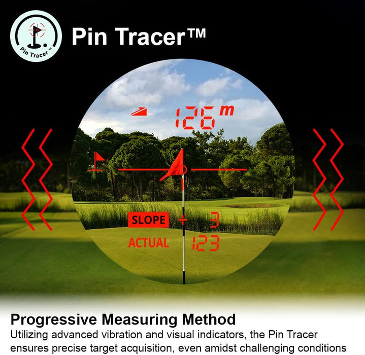 Voice Caddie L6 Laser Rangefinder with Slope and Color OLED Display