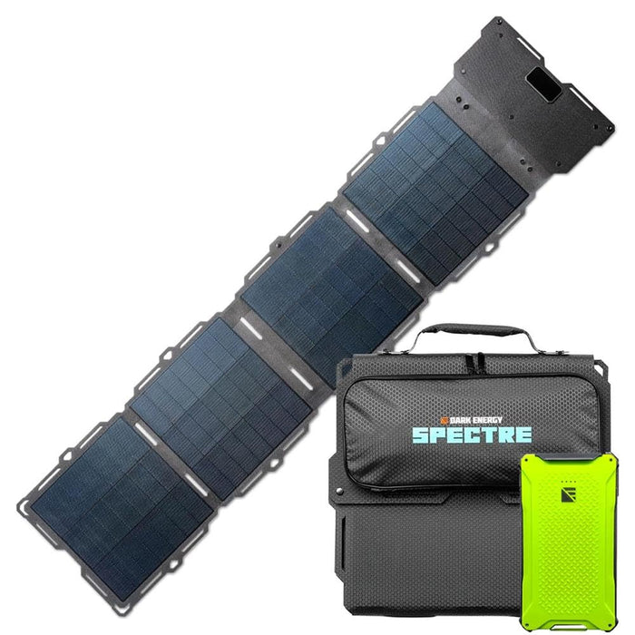 Dark Energy Poseidon Pro 10,000 mAh Power Bank with Spectre 56W Folding Solar Panel