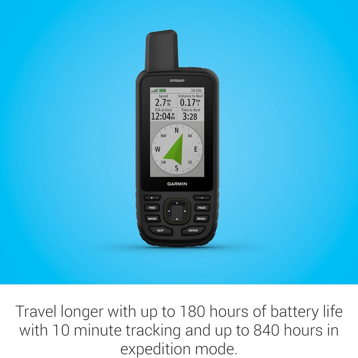 GPSMAP 67 Series Handheld GPS and Satellite Communicator with Interactive SOS