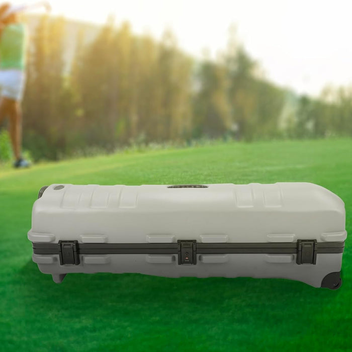 SKB Cases ATA Staff Pro XL Golf Hard Shell Travel Case | Designed to Fit Bags up to 49" - Gray