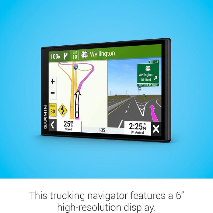 dezl OTR610 GPS Truck Navigator with 6"Easy to Read Display