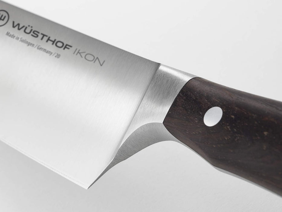 Ikon Blackwood 4.5" Stainless Steel Steak Knife with Brown Handle