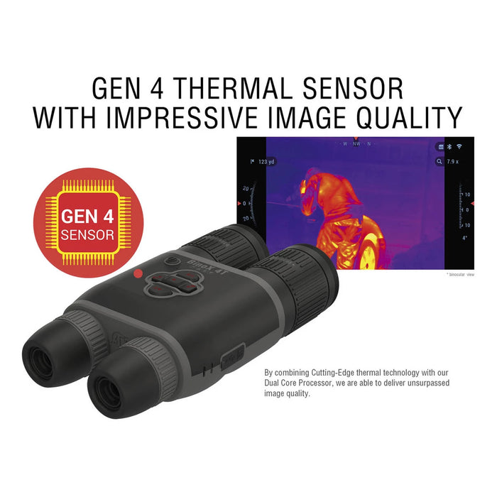 BinoX 4T Series Smart HD Thermal Binoculars with Built-in Laser Rangefinder