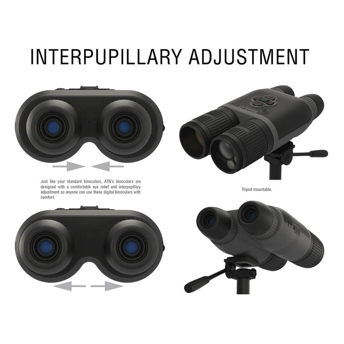 BinoX 4T Series Smart HD Thermal Binoculars with Built-in Laser Rangefinder