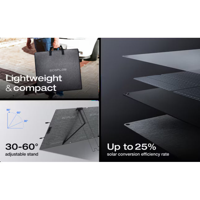 EcoFlow Delta 2 Portable Power Station + 160 Watt Solar Panel for Camping and More