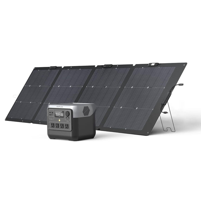 EcoFlow RIVER 2 Pro Portable Power Station with 220 Watt Solar Panel