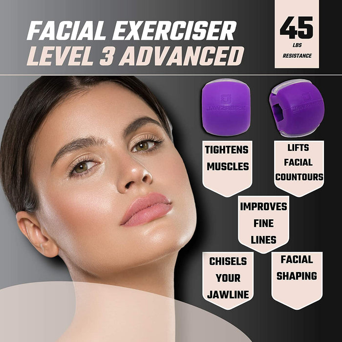 Advanced Large Custom Fit Facial Exerciser | 45 lbs of Bite Resistance