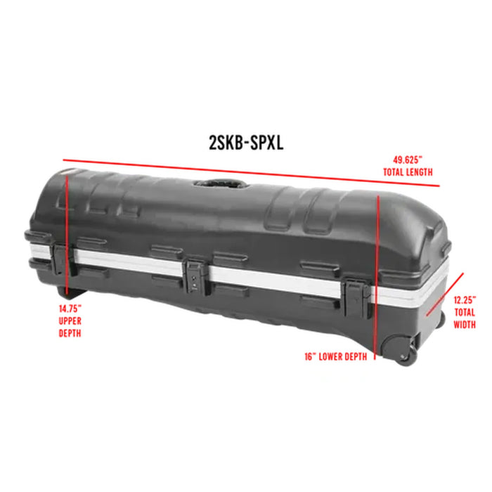 SKB Cases ATA Staff Pro XL Golf Hard Case Travel Case | Compatible with Drivers up to 49"