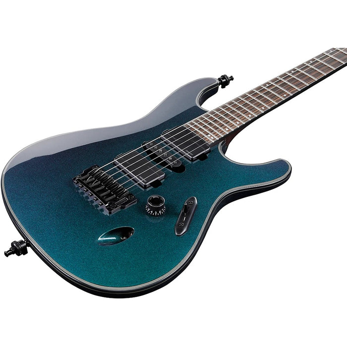 Axion Label S671ALB Solidbody Electric Guitar, Right-Handed - Blue Chameleon