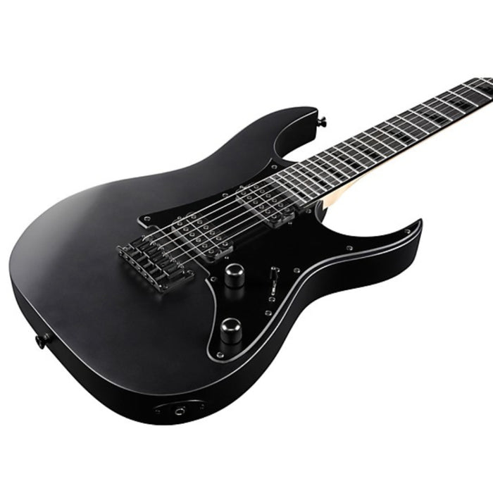 GIO GRG131EX 6-String Solidbody Electric Guitar, Right-Handed - Black Flat