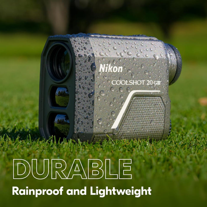 Nikon COOLSHOT 20i GIII Golf Rangefinder with Slope and First Target Priority Mode