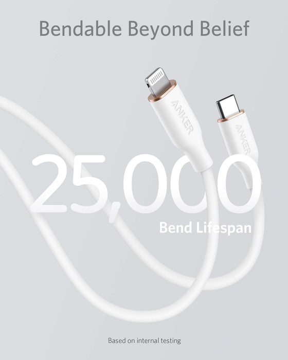 Anker 641 USB-C to Lightning Cable (Flow, Silicone)