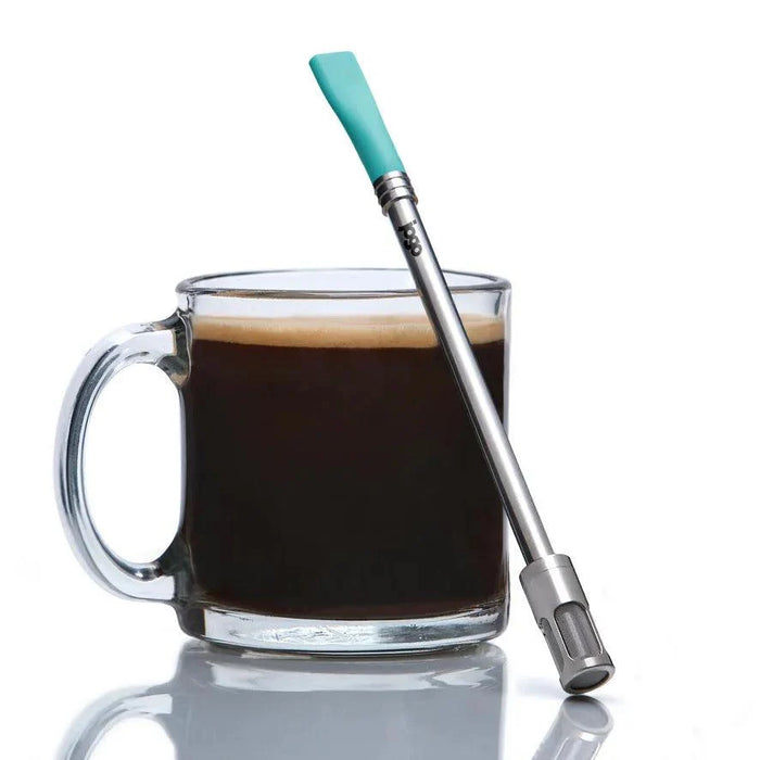 Ultra-Portable Stainless Steel Brewing Straw for Coffee, Tea, and More