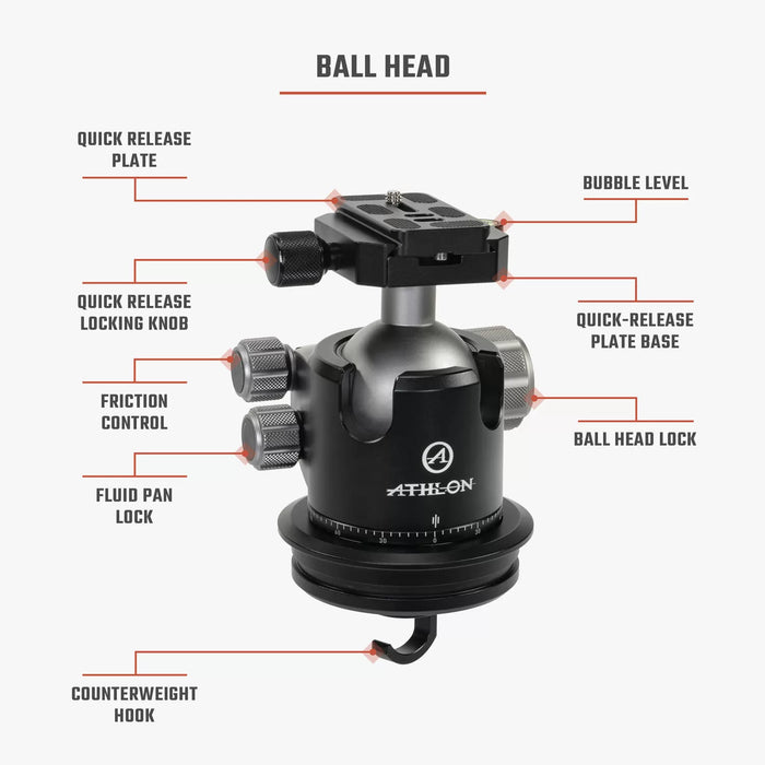 Midas 10-Layer Vibration-Dampening Carbon Fiber Tripods for Rifles and More