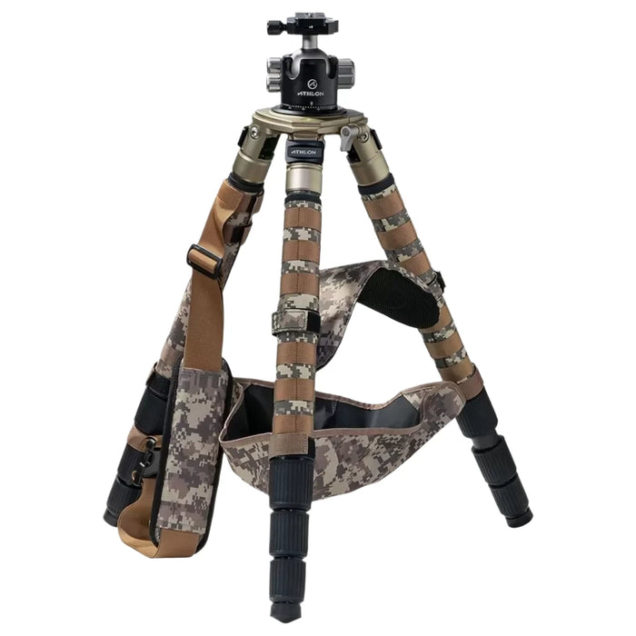 Midas 10-Layer Vibration-Dampening Carbon Fiber Tripods for Rifles and More