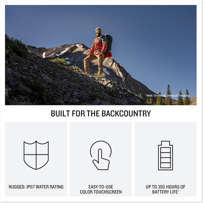 Garmin InReach Mini 3 Compact Global Satellite Communicator with Touchscreen