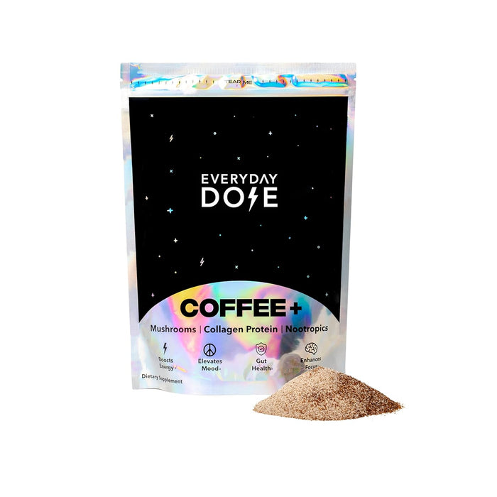 Mushroom Coffee+ with Nootropics and Collagen for Better Focus, Energy, and Digestion