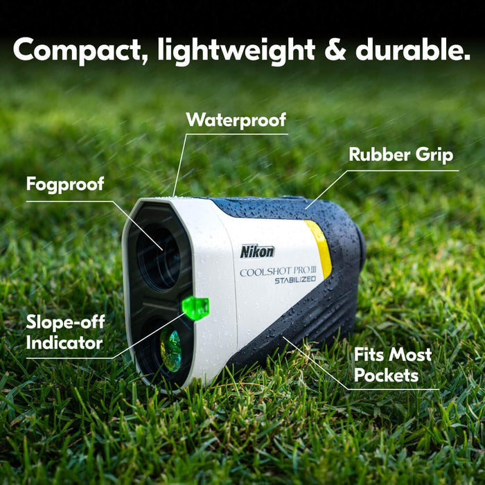 Nikon COOLSHOT PROIII STABILIZED Golf Laser Rangefinder