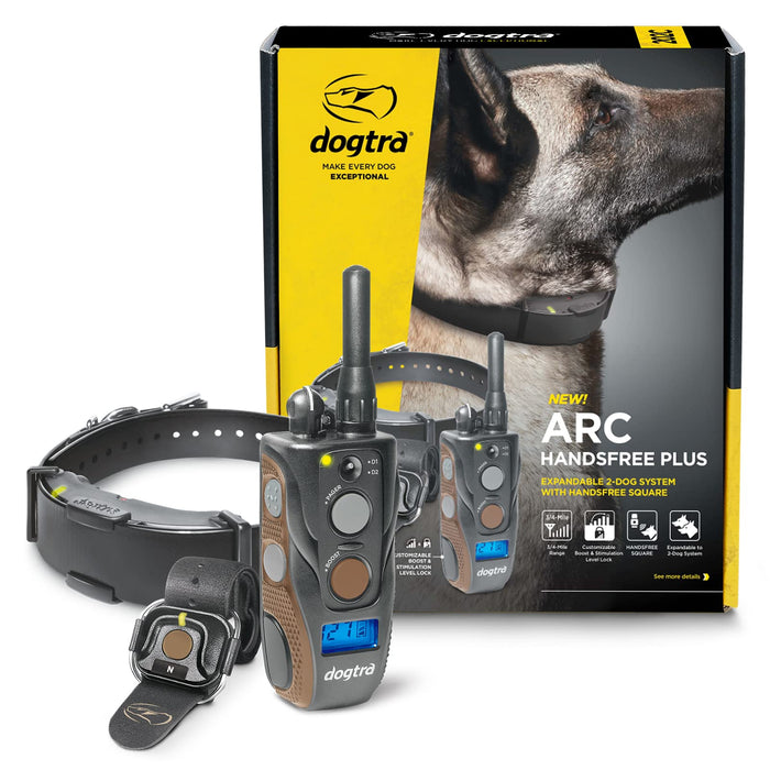 ARC HANDSFREE Plus Boost and Lock Remote Dog Training E-Collar | Waterproof