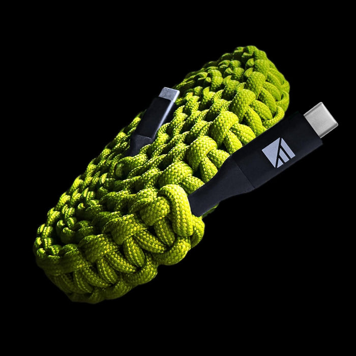 Dark Energy USB-C to USB-C Paracord Charging Cable | Get Incredible Charging Speeds