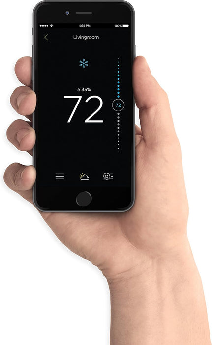 Ecobee 3 Lite Thermostat with Wi-Fi | Compatible with Amazon Alexa