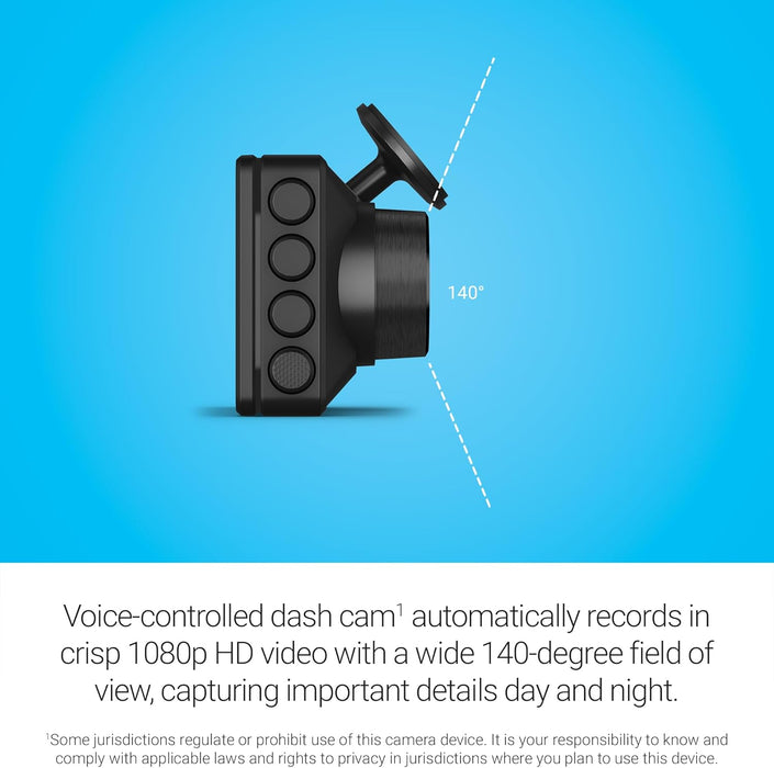 Dash Cam X110 with 1080p Camera, 140-Degree Field of View, and Clarity Polarizer