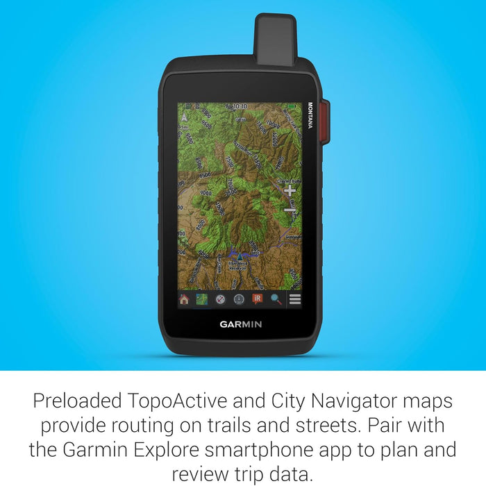 Garmin Montana 760i GPS Touchscreen Navigator with inReach Technology & 8 MP Camera