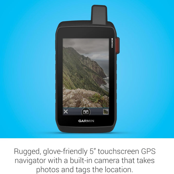 Garmin Montana 760i GPS Touchscreen Navigator with inReach Technology & 8 MP Camera