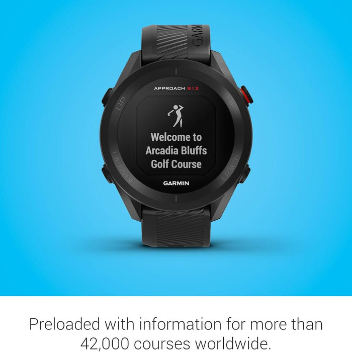 Approach S12 Golf GPS Smartwatch | Preloaded with 42K Courseview Maps