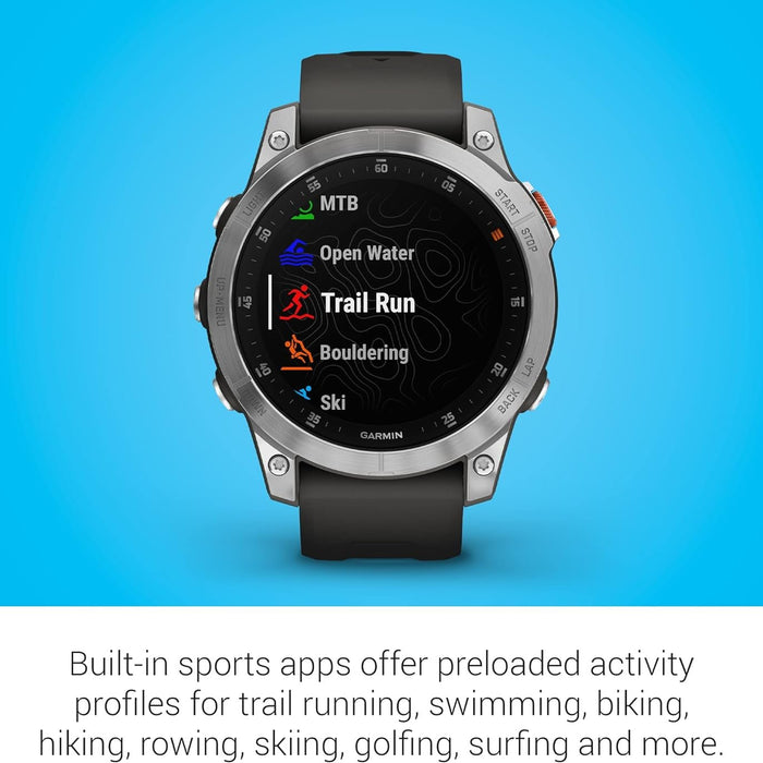 epix (Gen 2) Series Adventure Smartwatch with 24/7 Health & Wellness Monitoring