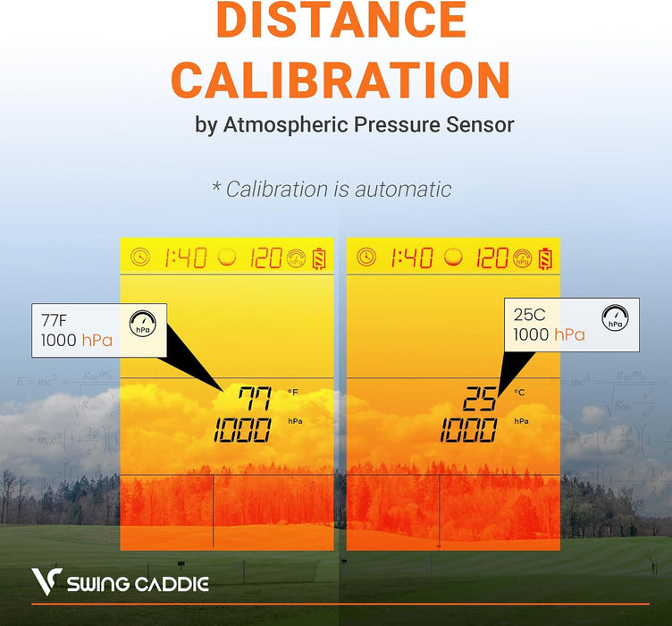 Voice Caddie SC200 Plus Portable Golf Launch Monitor and Swing Analyzer