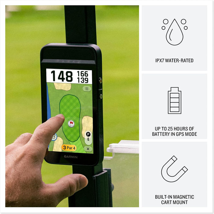 Garmin Approach G82 Launch Monitor and Handheld Golf GPS with 43K Preloaded Courses