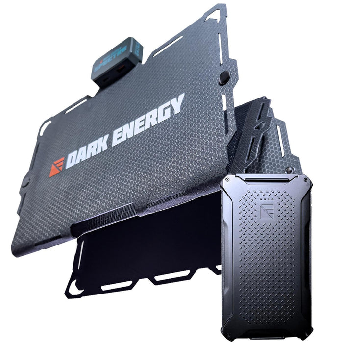Dark Energy Poseidon Pro 10,000 mAh Power Bank with Spectre 18W Folding Solar Panel